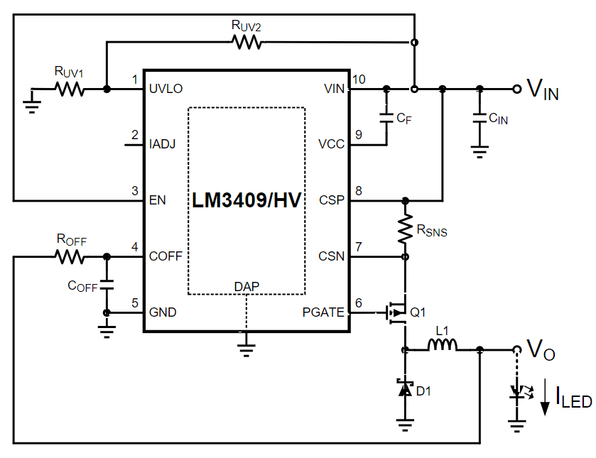 LM3409HVMYX/NOPB